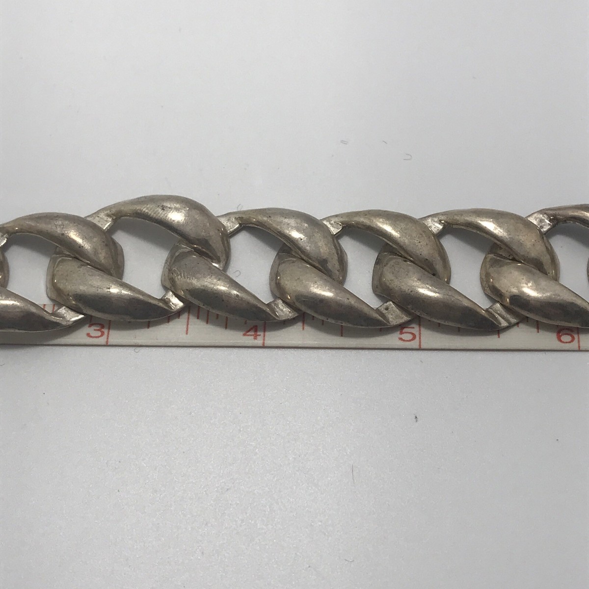 Vintage Mexico TM-90 SMM 925 Sterling Silver Bold Open Link