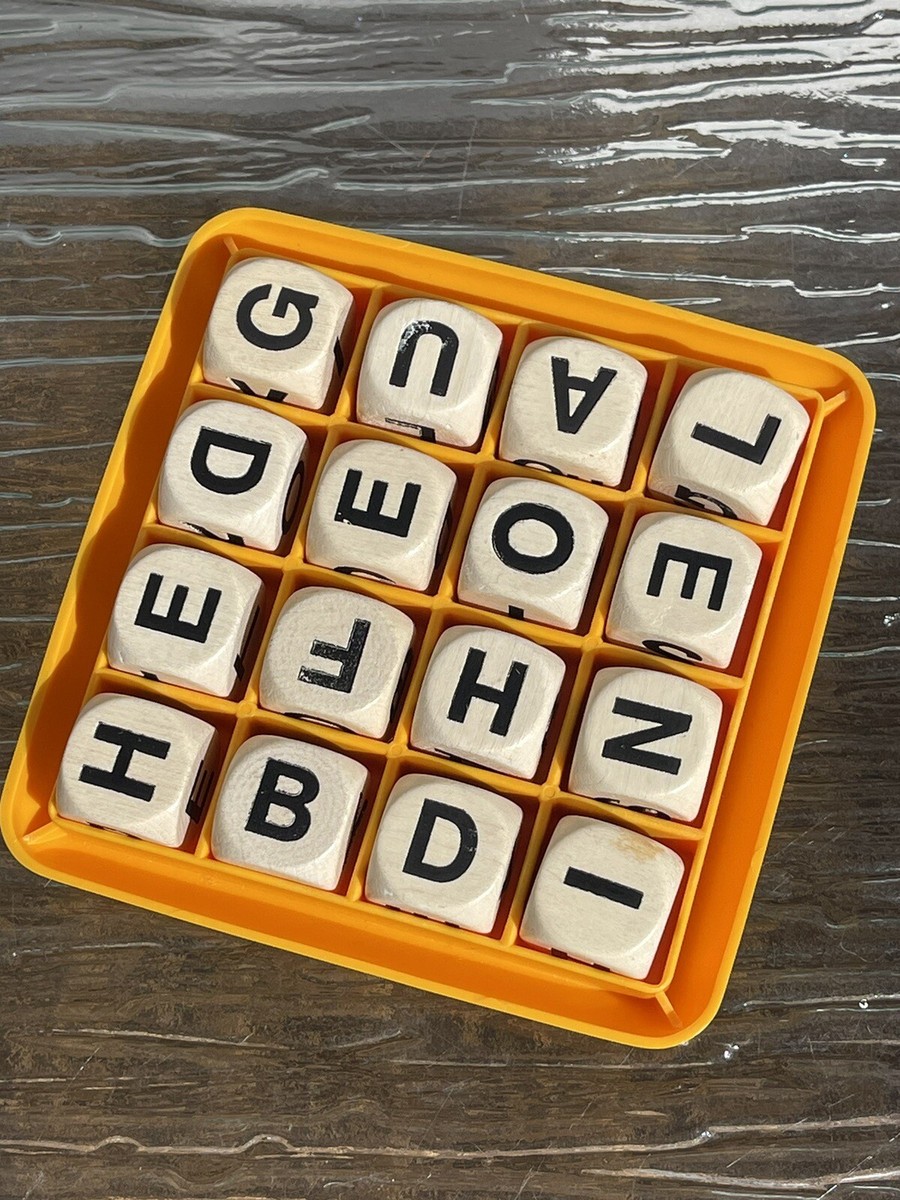 (未使用･未開封品)　Boggle Classic Game qdkdu57 Vintage Boggle Game 1976 Parker Brothers Word Game Complete
