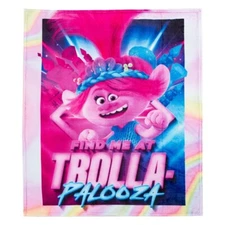 DreamWorks Trolls 3 Trolls Trolla Palooza SP Cloud Throw Blanket