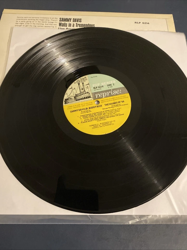 SAMMY DAVIS JR & BUDDY RICH the sounds of '66 LP EX/VG+, R 6214, vinyl, album Foto 4 de 4