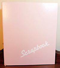 VTG LARGE C.R. Gibson Scrapbook Pink w/ 50s Script Archival Paper 14 X 12 NOS