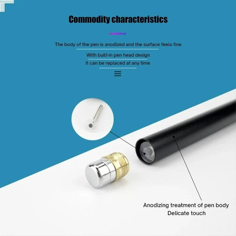 Lápiz universal con pantalla táctil para teléfono inteligente para lápiz óptico Android IOS tableta lápiz de dibujo Foto 3 de 4