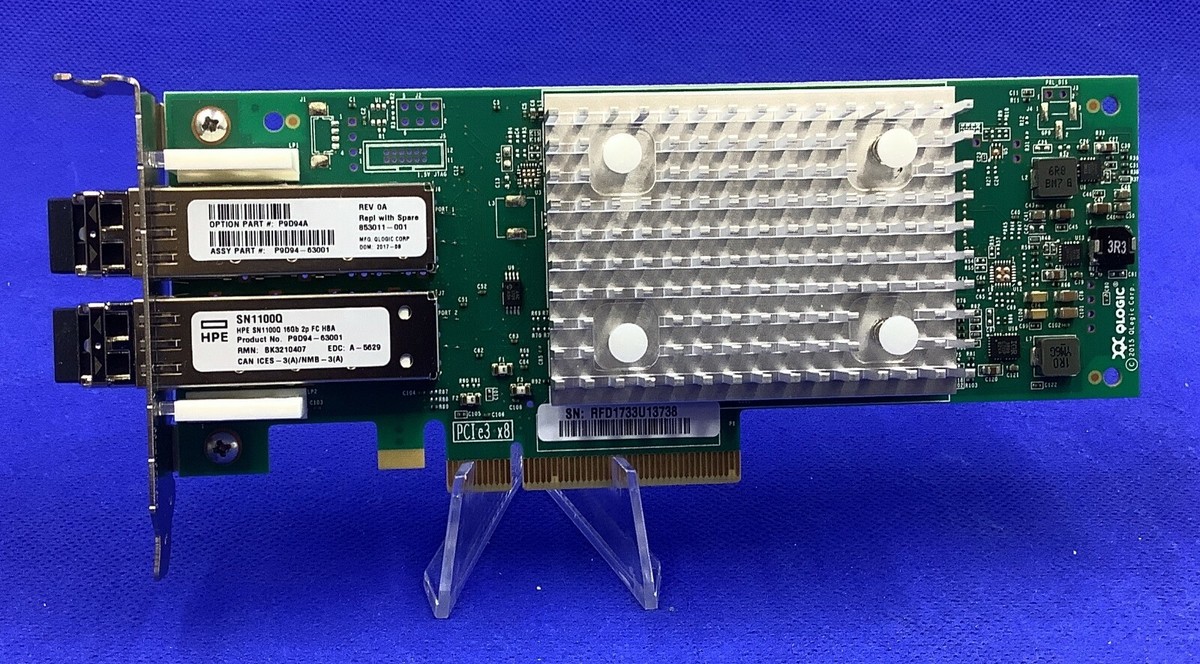 ほぼ美品 CF-SV9 i5 16GB 2TB Win11 (K698) HPE QLE2692-HP P9D94A SN1100Q 16Gb 2P Dual Port FC HBA