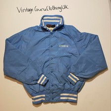 Vintage Eau Claire Figure Skating Club Blue Varsity Jacket. Dunbrooke. Womens M