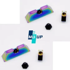2 Pack Front Sight Rear Sight Fit for Glock 17 19 22 23 24 26 27 31 34 35Rainbow