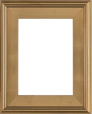 Plein Air Wooden Picture Frame - 8X10 Gold - 1 Pack of Poster Frame for Art Pane