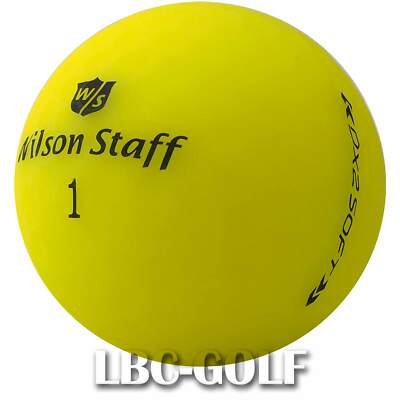 GELBE WILSON STAFF DX2 / DUO SOFT OPTIX GOLFBÄLLE AAAAA LAKEBALLS MATTES FINISH