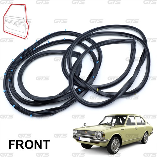 Door Window Weatherstrip Rubber Seal Kit For Toyota Corolla KE20 KE25 TE21 TE27 Coupe