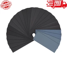 72 Pcs Sandpaper Sand Paper Sanding Sheets Assorted Auto Wet Dry Wood Car Metal