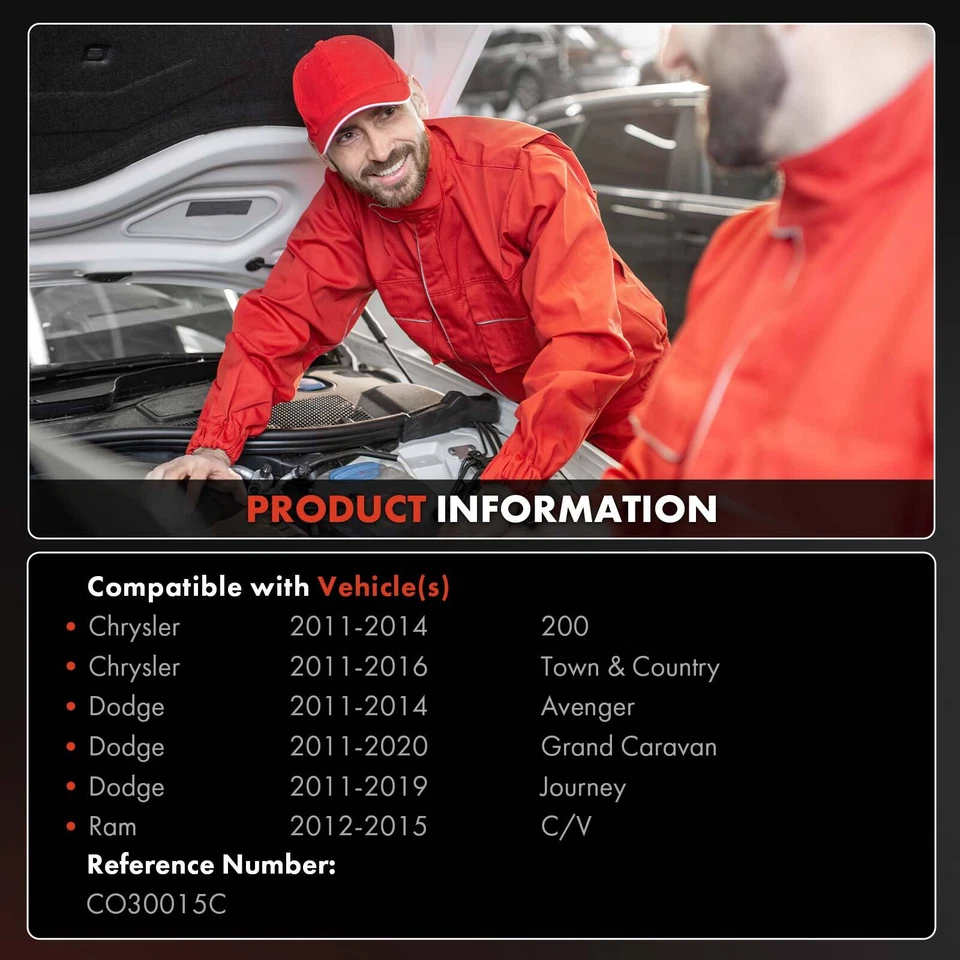 Compresor de aire acondicionado para Dodge Journey Grand Caravan Chrysler Town & Country Ram Foto 2 de 4