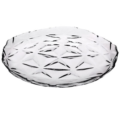 Dessertteller Frühstückteller Brotteller Teller 20cm Klein Glas Transparent Rund