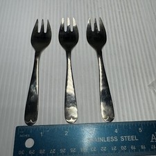 Forchette antipasto vintage Silver Plate Sheffield England Eales 1779 (scegli quantità)