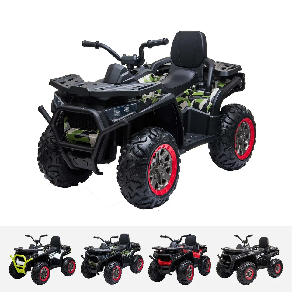 RiiRoo Kids Ride On ATV Quad Bike Electric Childrens 24V Battery Toy Quad - Image 3 of 4