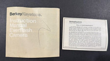 Berkey Keystone Everflash Camera Instruction Manual
