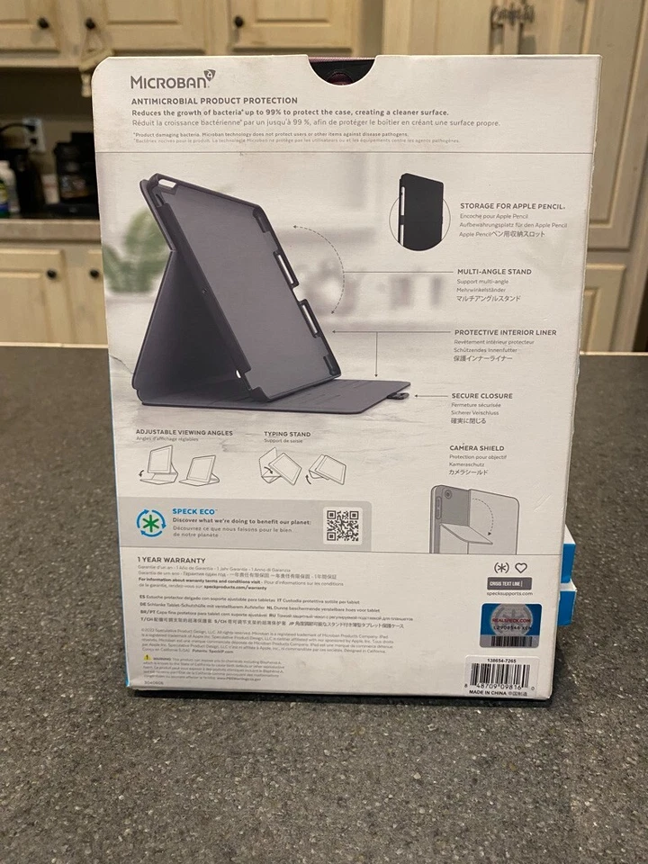 Speck - Balance Folio Case for Apple iPad 2019-2021 - Plumberry - Image 2 of 2