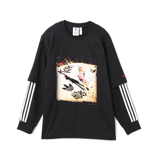 adidas x Korn Long Sleeve graphic T-shirt Black JG1338 S-3XL Japan Size