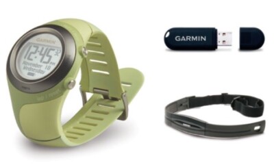 GARMIN FORERUNNER 405 (Green) Ladies/Mens GPS Heart Rate Monitor