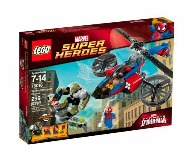 Lego 76016 Marvel: Spider-Helicopter Rescue - New Sealed - Retired Dec 2015