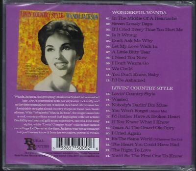 WANDA JACKSON - Wonderful Wanda + Lovin' Country Style - New