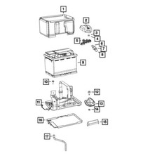 Genuine OEM Mopar Battery Terminal Cover For Fiat 500X