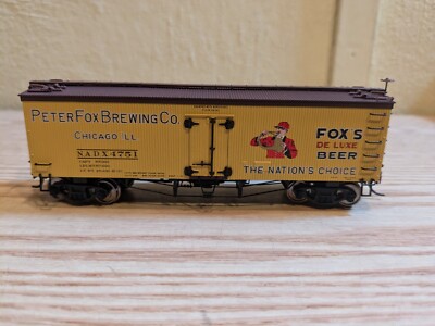Atlas 6118-1 - 36' Wood Reefer Car Peter Fox Beer #4751 - HO Scale