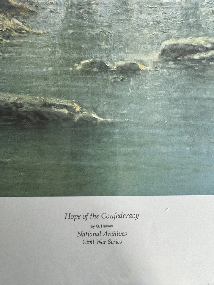 G. Harvey ~ A Esperança da Confederação 36X30 Edição Limitada, S&N, Prova de Artista - Imagem 4 de 4