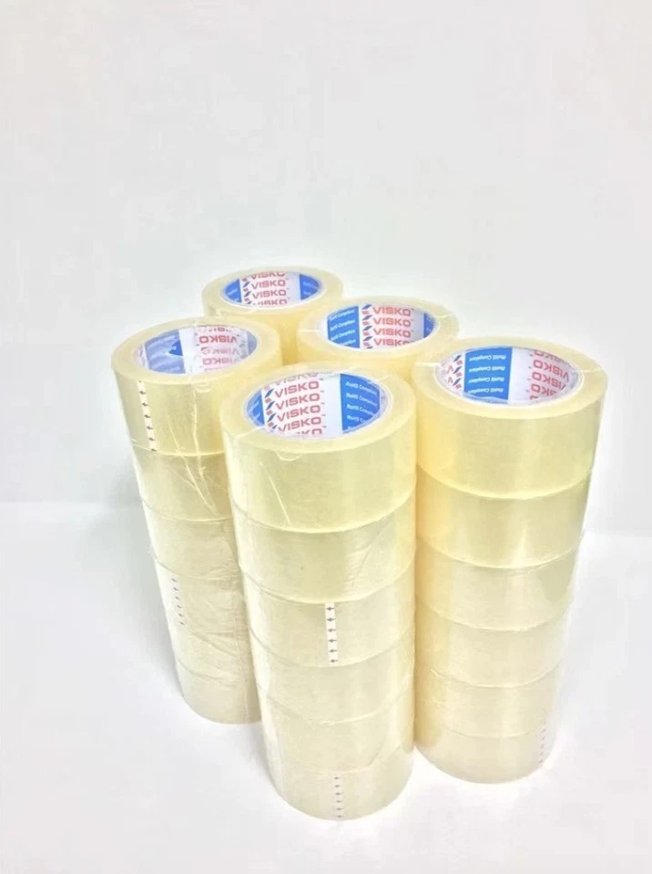 CLEAR PACKING TAPE PARCEL STRONG 48MM X 66M BOX SEALING SELLOTAPE PACKAGING 36 - Image 3 of 3