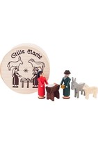 Dregeno Chip Box - Nativity with Animals - 1.75 H x 3.25 W x 3.25
