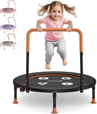 CAN 36'' Toddler Trampoline  for Kids Ages 1-6, Baby Trampoline Indoor/Garden