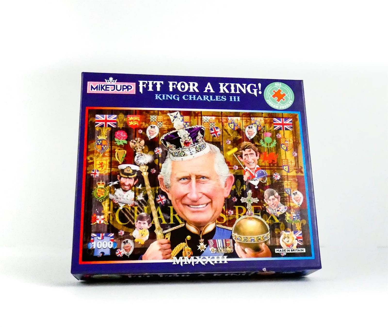 King Charles III Coronation Puzzle - Fit For A King By Mike Jupp - 1000 Piece Ji 9190₽