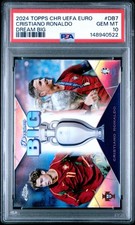 2024 TOPPS CHROME UEFA EURO DREAM BIGCRISTIANO RONALDO PSA 10