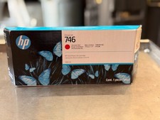 GENUINE HP 746 300-ml Chromatic Red DesignJet Ink Cartridge P2V81A New
