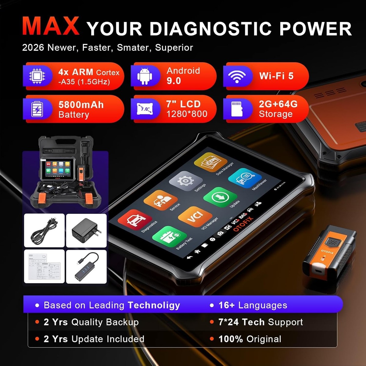 2026 OTOFIX D1 Lite Car Bidirectional Scanner Auto Full System