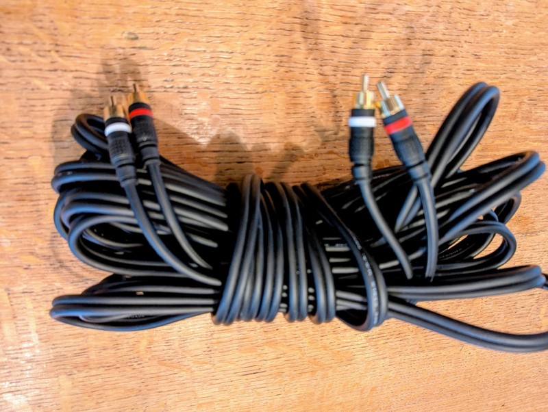 RCA AUDIO CABLE 30 FT 