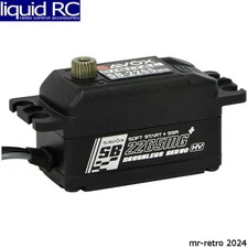 Savox SB2265MGP-BE Black Edition Low Profile High Voltage brushless Digital