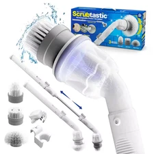 Scrubtastic 39 In. Multi-Purpose Surface Rechargeable Power Scrubber Cleaner Scr