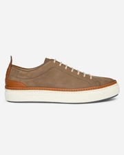 Oliver Sweeney Lopes Nubuck Mens Cupsole Trainers - Taupe