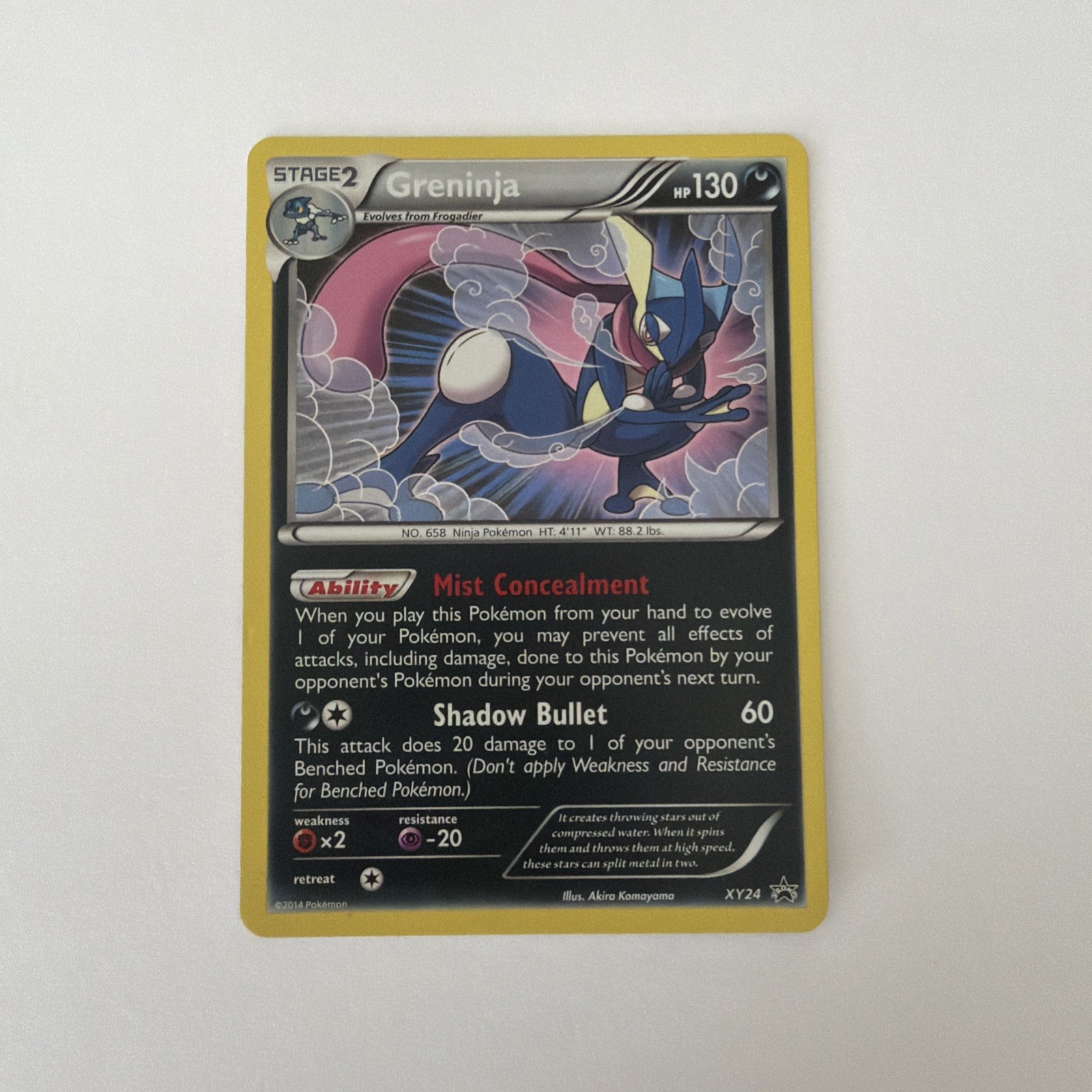 Greninja XY24 Black Star Promo Holo Pokémon 2014 XY LP