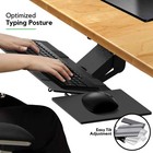 KT1 Ergonomic Keyboard Tray Under Desk - Under Desk Keyboard Tray Slide Out w...