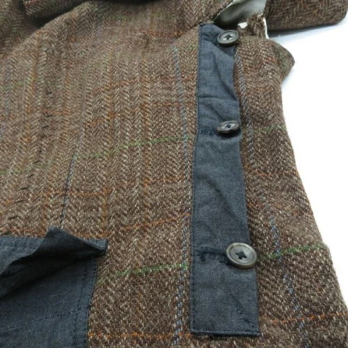 Porter Classic Hand Work Anorak Jacket 16AW Size 3 Brown Wool image 9