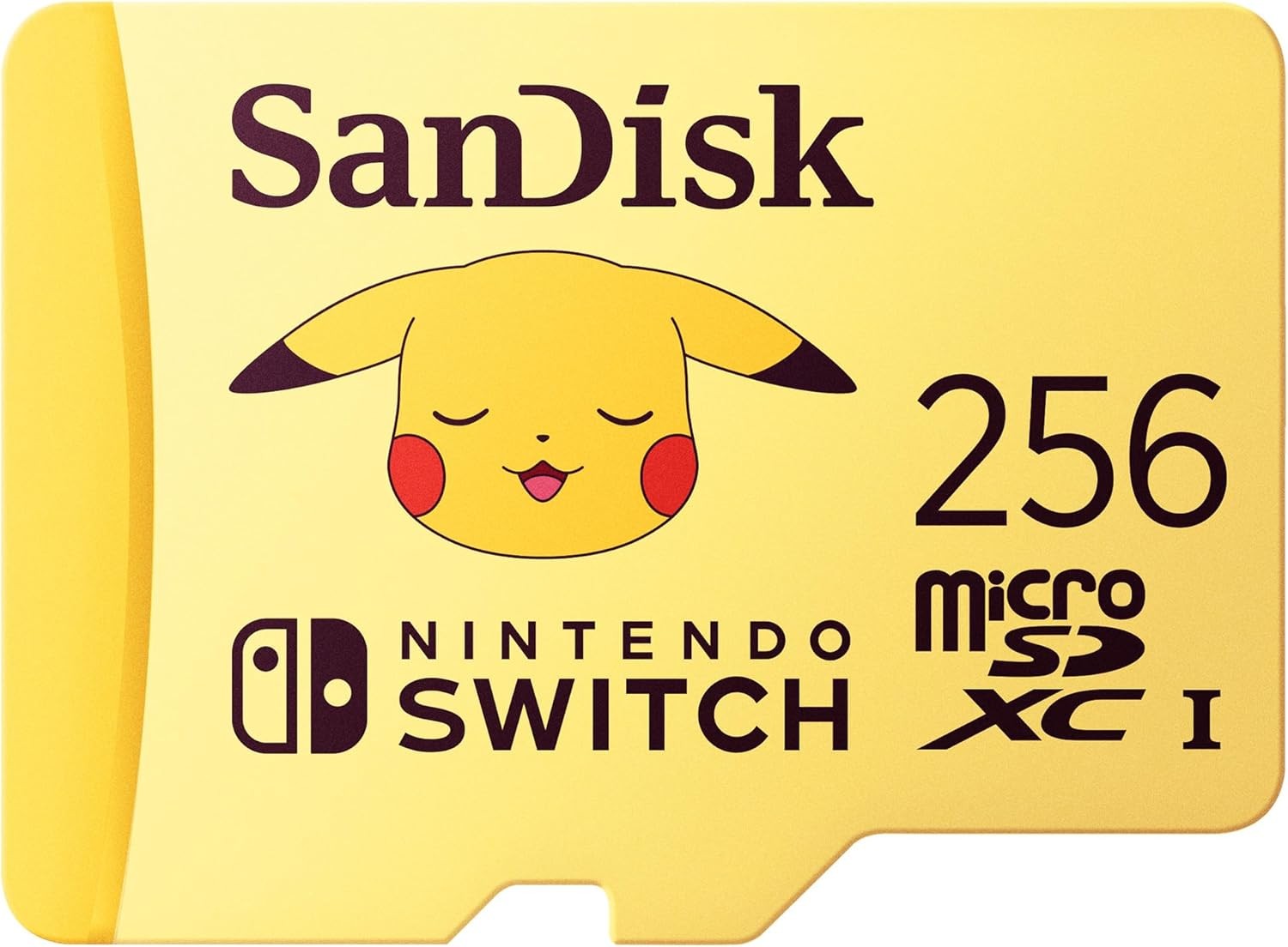 SanDisk 256GB microSDXC Card Pok&eacute;mon Edition Pikachu - SDSQXAO-256G-GN6Z