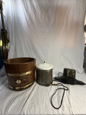 RCW Richmond Cedar Works 5 Qt. Ice Cream Freezer Maker EUC!