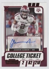 2021 Contenders Draft Picks College Game Ticket Red Jhamon Ausbon #260 Auto 13w2