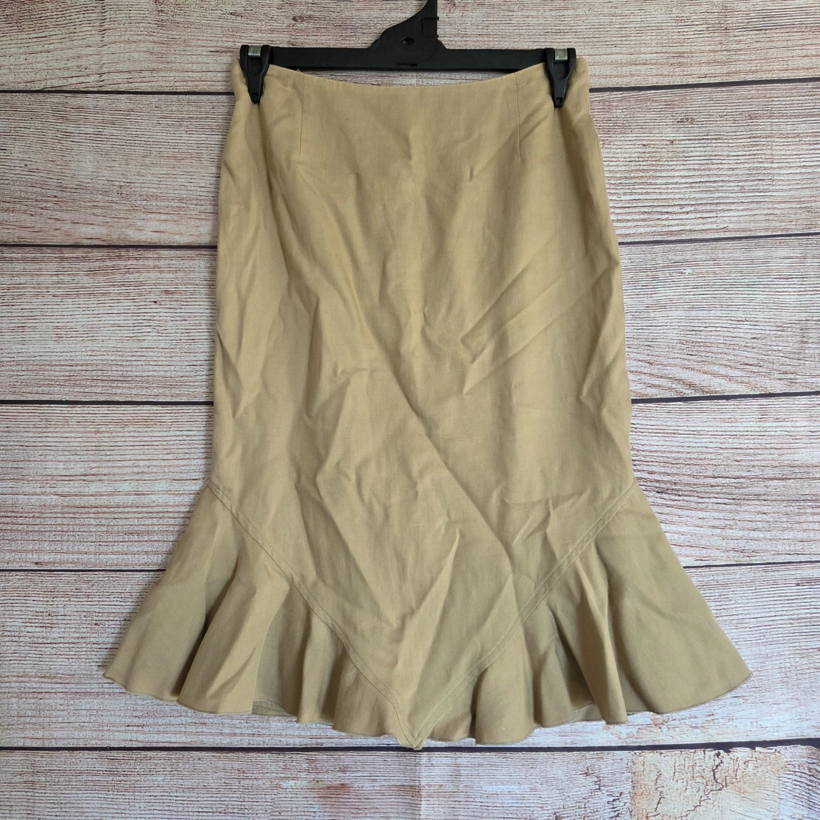 Victor Victoria Skirt ~ Size 42 Women's ~ Midi Length Lined Made In Italy
