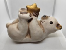 THUN Orsetto con Stella 17 cm statuina ceramica originale vintage