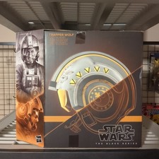 Star Wars The Black Series Trapper Wolf Electronic Helmet In Box.