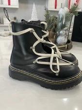 Rick Owens X Dr. Martens 1460 Bex1Leather Boots (US Size 11)
