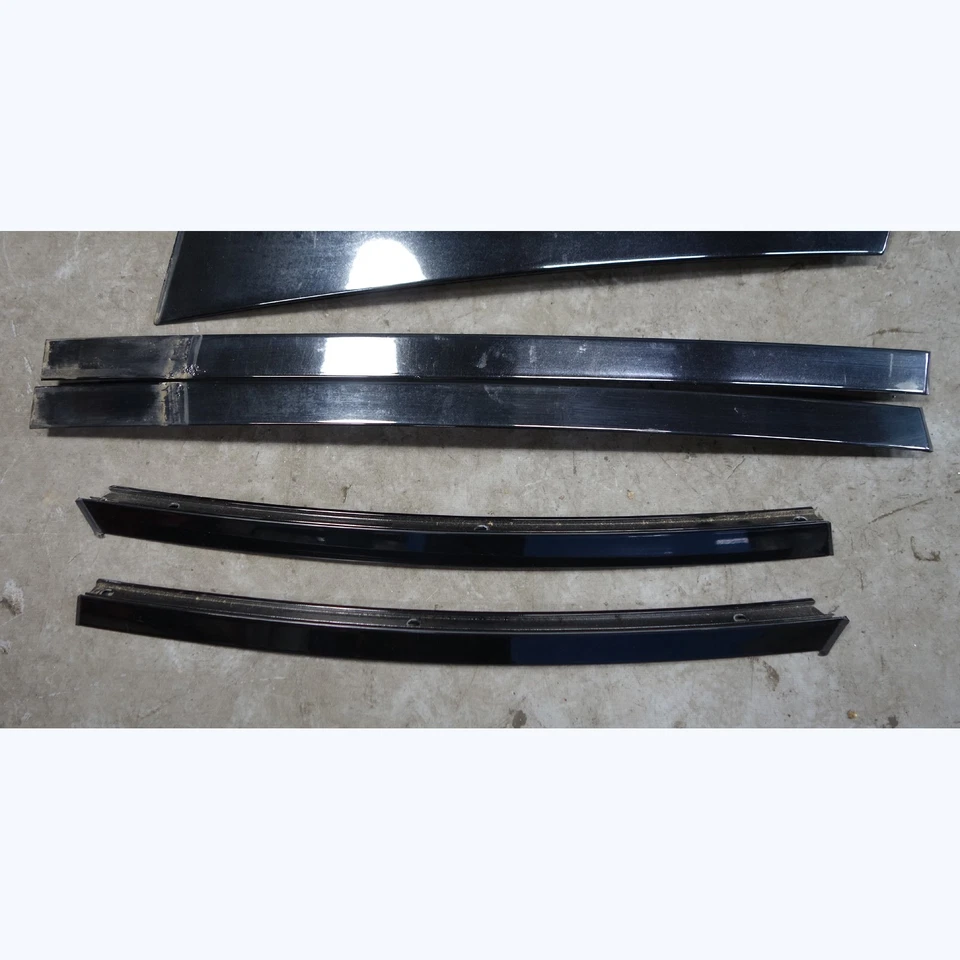 99-03 BMW E39 5-Series Touring Wagon Door Trim High Gloss Black Shadowline OEM — 第 4/4 张图片