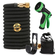 5X Stronger Deluxe Heavy Duty Expandable Flexible Garden Water Hose 50ft,100ft 