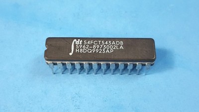 ONE-Ceramic IC, 54FCT543ADB, IDT, 24PIN, 8BIT, 1FUNC, REGISTERED BUS TRANSCEIVER